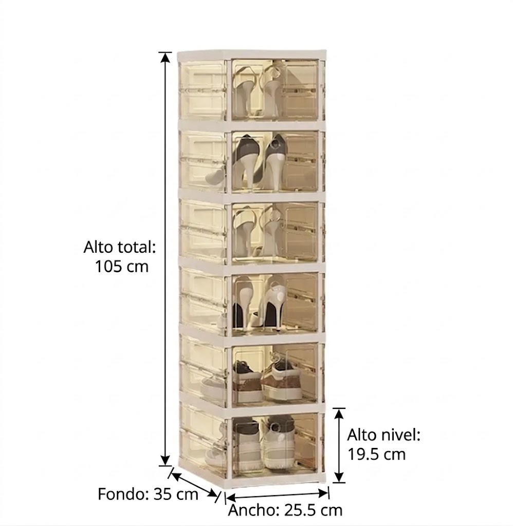 Zapatera Modular de 6 Niveles Premium - Imagen 4